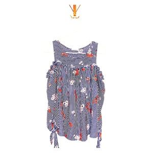 Floral off-the-shoulder blouse